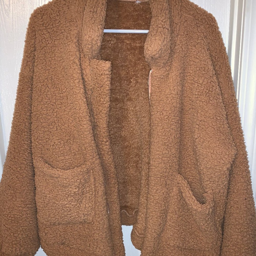 Fuzzy Fleece Sherpa Jacket Coat